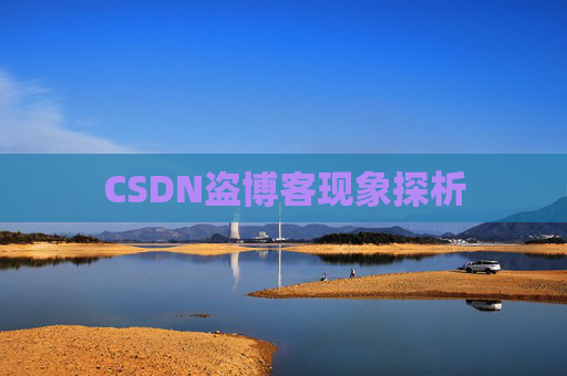 CSDN盗博客现象探析